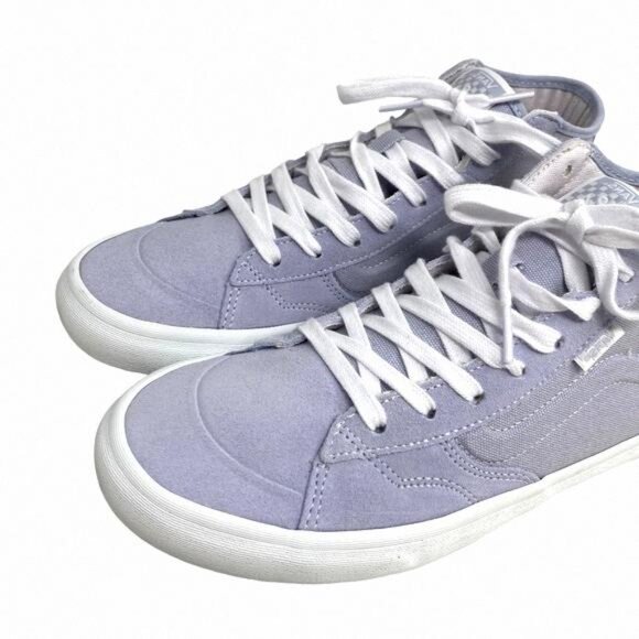 VANS Skate Lizzie Dusty Blue Shoe High Casual For VN0A4BX1DSB Canvas Suede Women - Picture 5 of 11